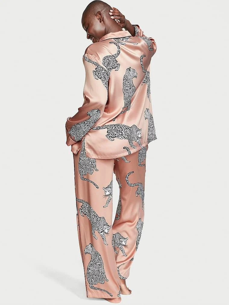 Saten Pijama Takimi arka görünüm