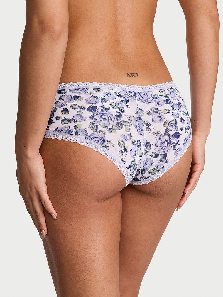 Beli Dantelli Pamuklu Cheeky Kulot arka görünümü