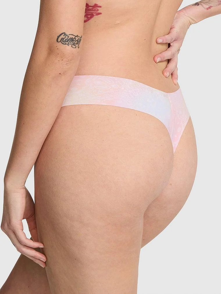 Pink Lazer Kesim Tanga arka görünüm