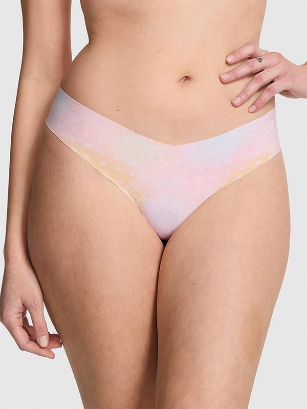 Pink Lazer Kesim Tanga ön görünüm
