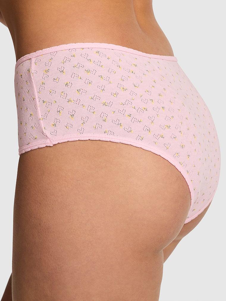 Pink Pamuklu Cheeky Kulot arka görünümü