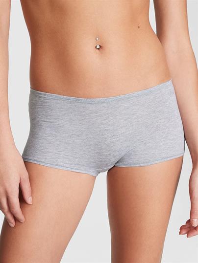 Pink Pamuklu Boyshort Kulot