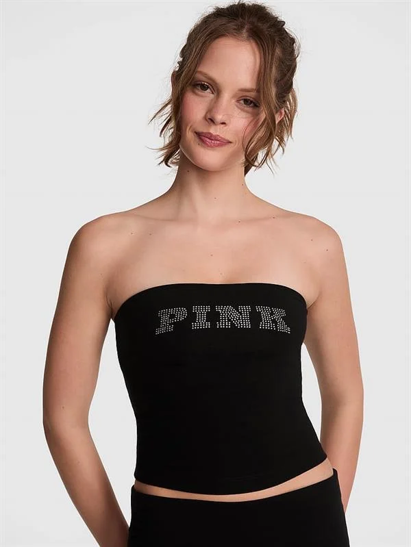 Pink All Day Pamuklu Straplez Ust