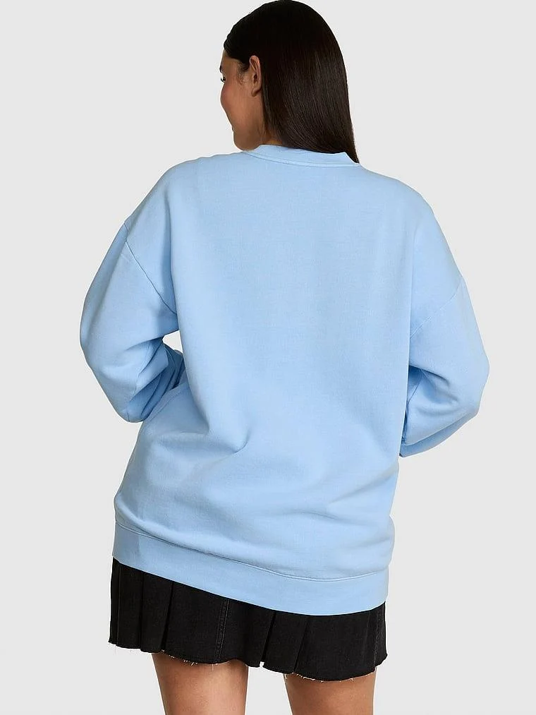 Pink Ivy Oversize Bisiklet Yaka Sweatshirt arka görünüm