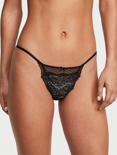 Dantelli String Bikini Kulot ön görünüm