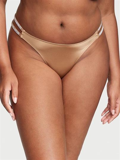 Işıltılı Cift Askili Smooth Tanga