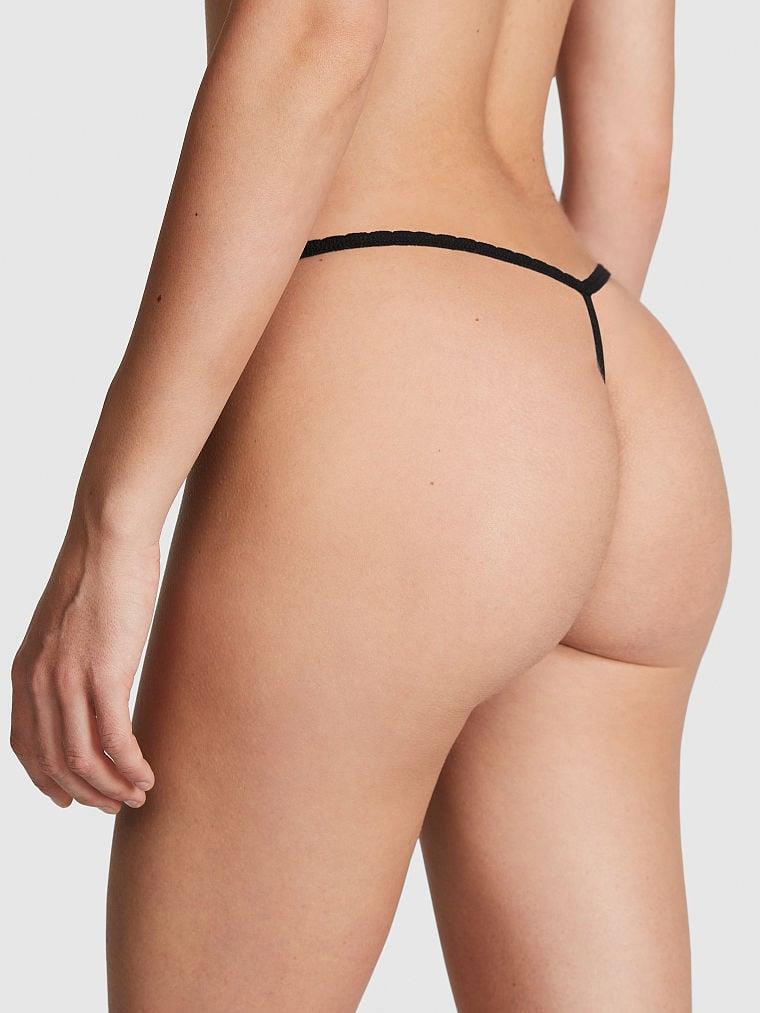 Pink Lazer Kesim Tanga arka görünümü
