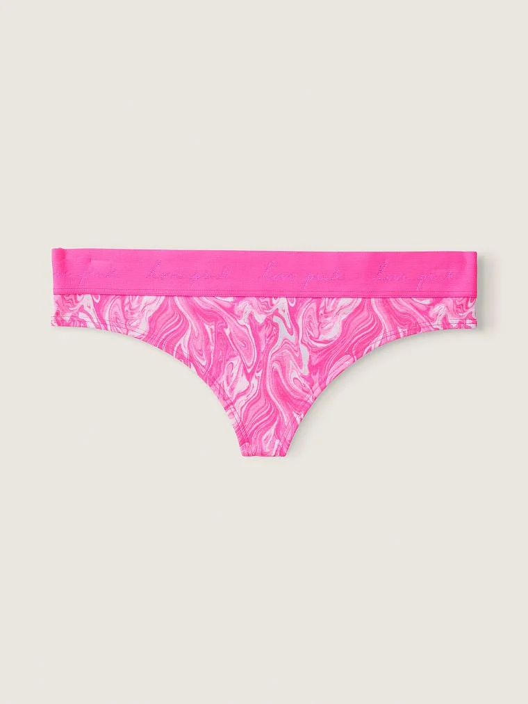 Victorias S Secret Pink Logolu Tanga arka görünüm