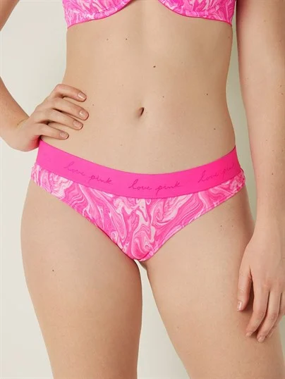 Victorias S Secret Pink Logolu Tanga