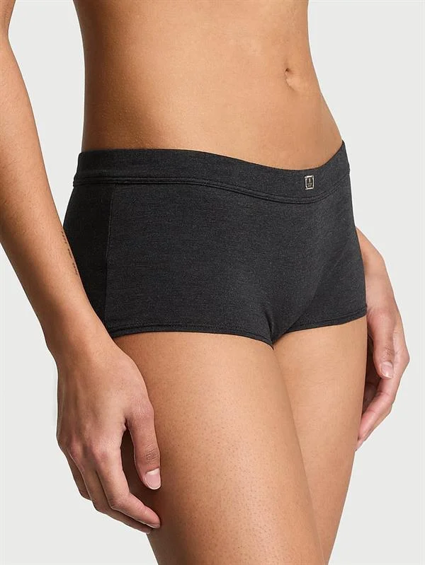 Logolu Pamuklu Boyshort Kulot ön görünüm