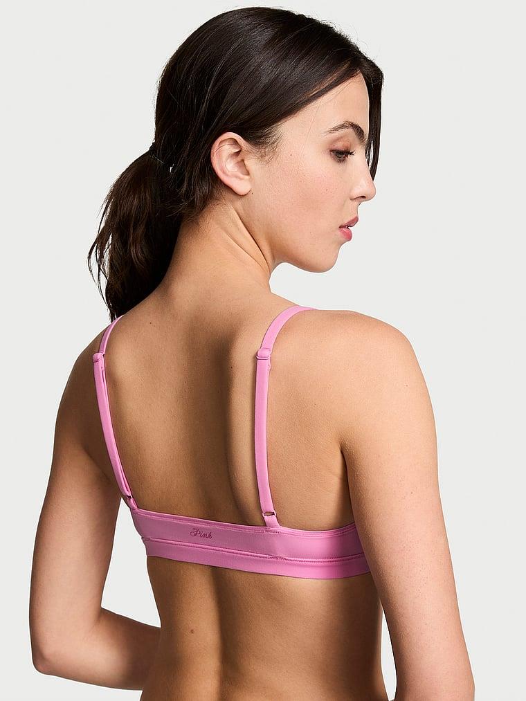 Pink Base Esnek Ucgen Bralet arka görünüm