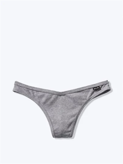 Pink Pamuk Tanga Kulot