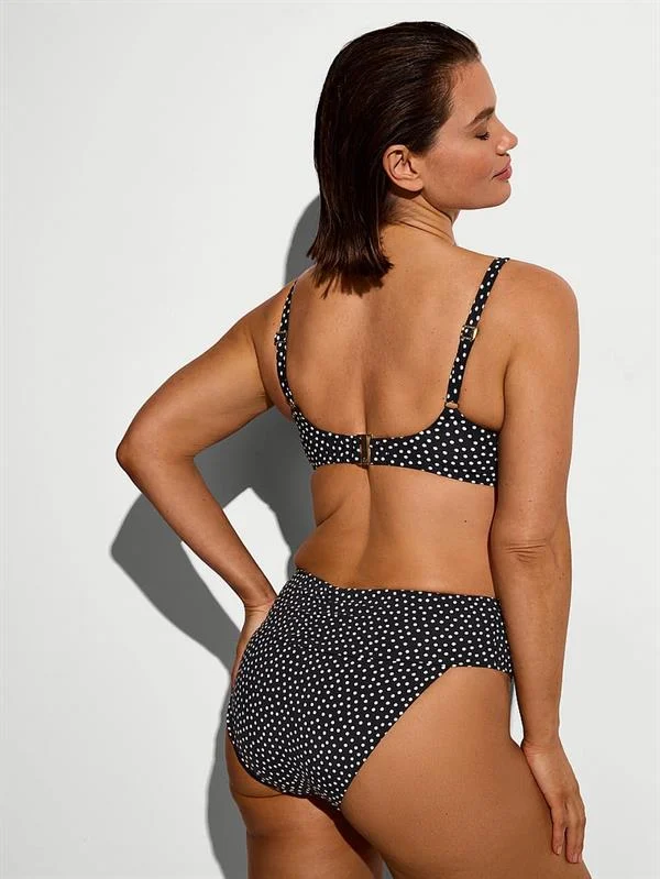 Buzgu Detayli Yüksek Bel Bikini Alti