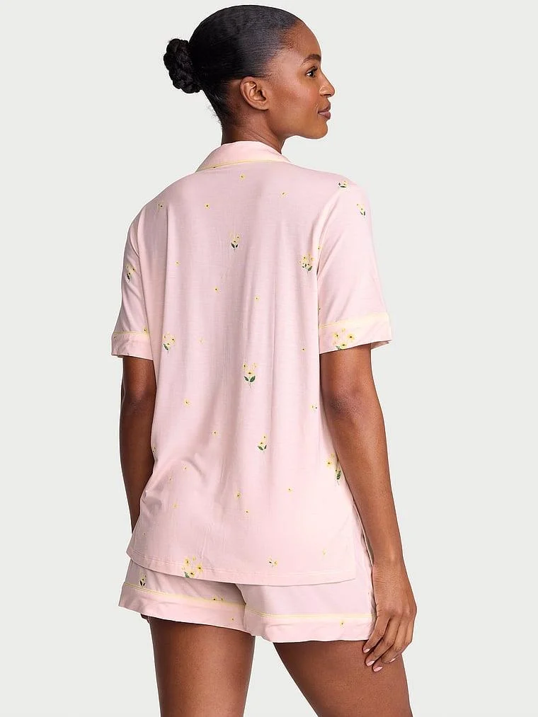 Modal Kısa Pijama Takimi arka görünüm