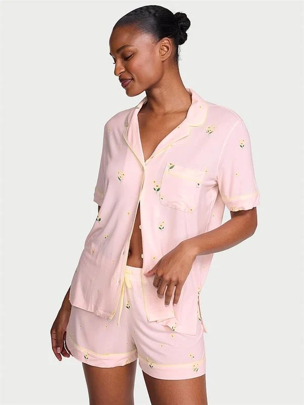 Modal Kısa Pijama Takimi ön görünüm