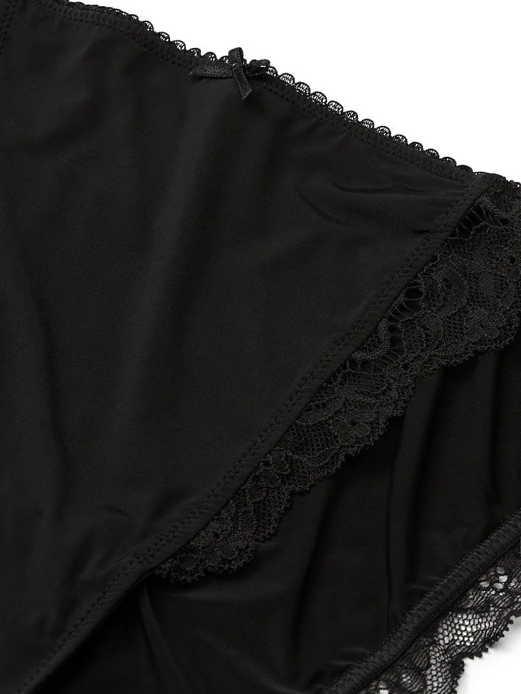 Smooth Dantelli Mini Askili Bikini Kulot arka görünüm