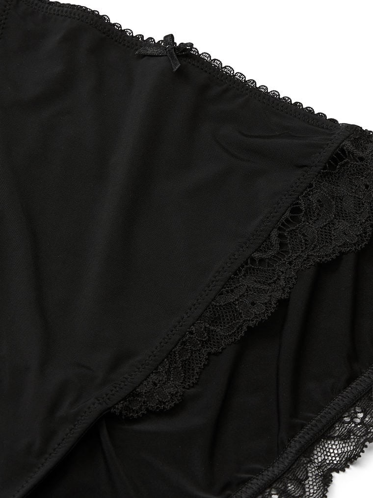 Smooth Dantelli Mini Askili Bikini Kulot arka görünümü