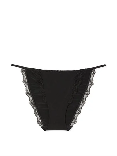 Smooth Dantelli Mini Askili Bikini Kulot ön görünüm