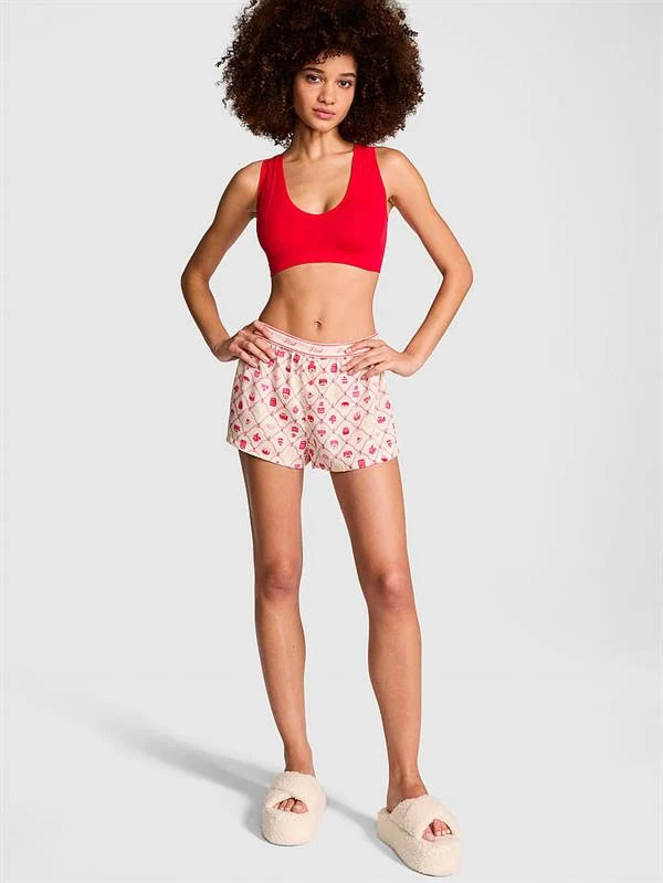 Pink Ipeksi Pijama Sortu
