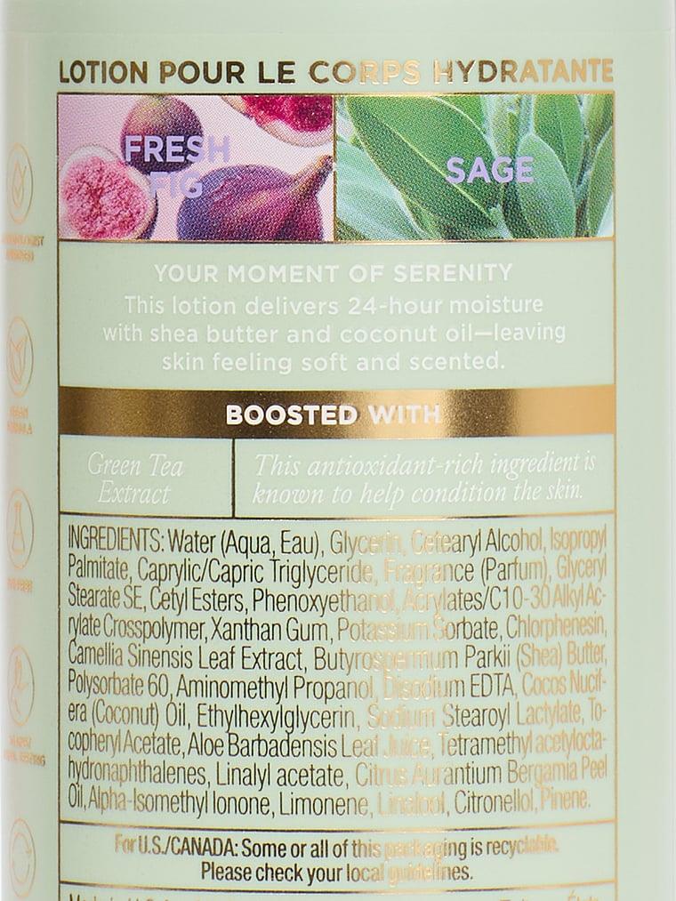 Fresh Fig Sage Nemlendirici Vücut Losyonu arka görünümü