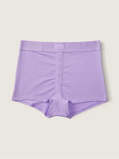 Pink Yüksek Bel Boyshort Ic Camasiri