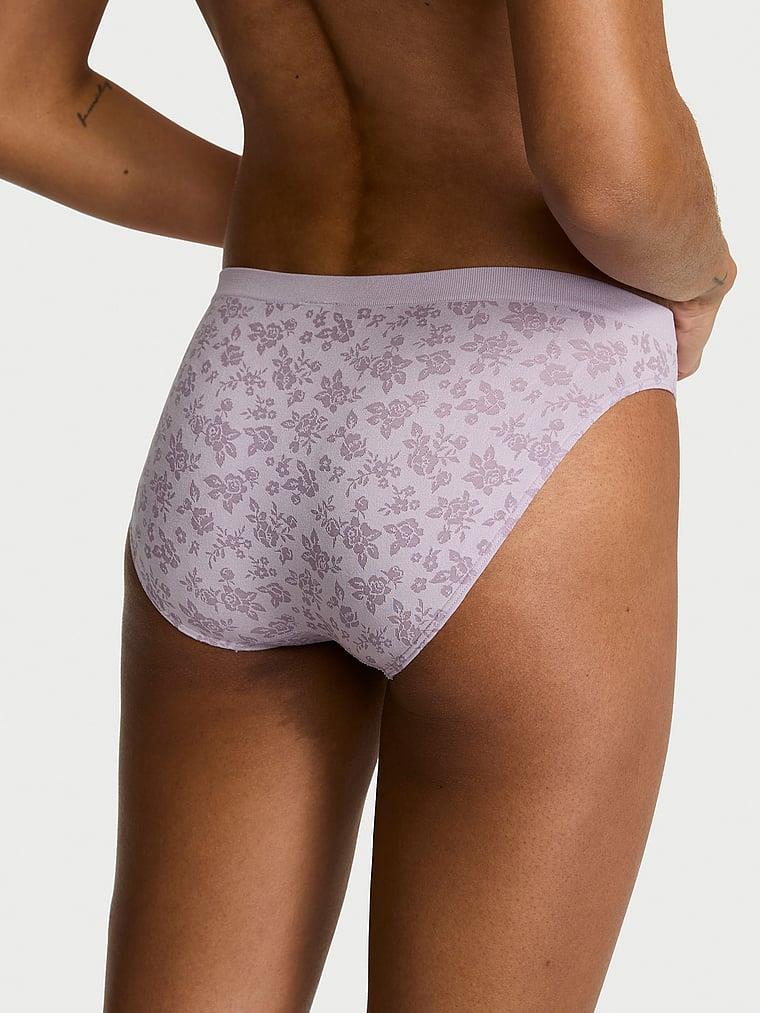 Seamless Çiçekli Bikini Kulotu arka görünümü