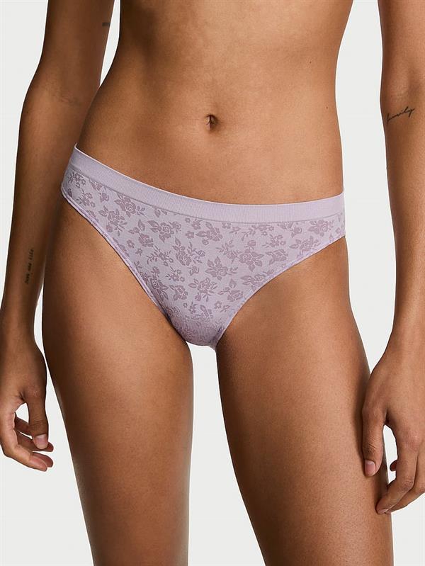Seamless Çiçekli Bikini Kulotu