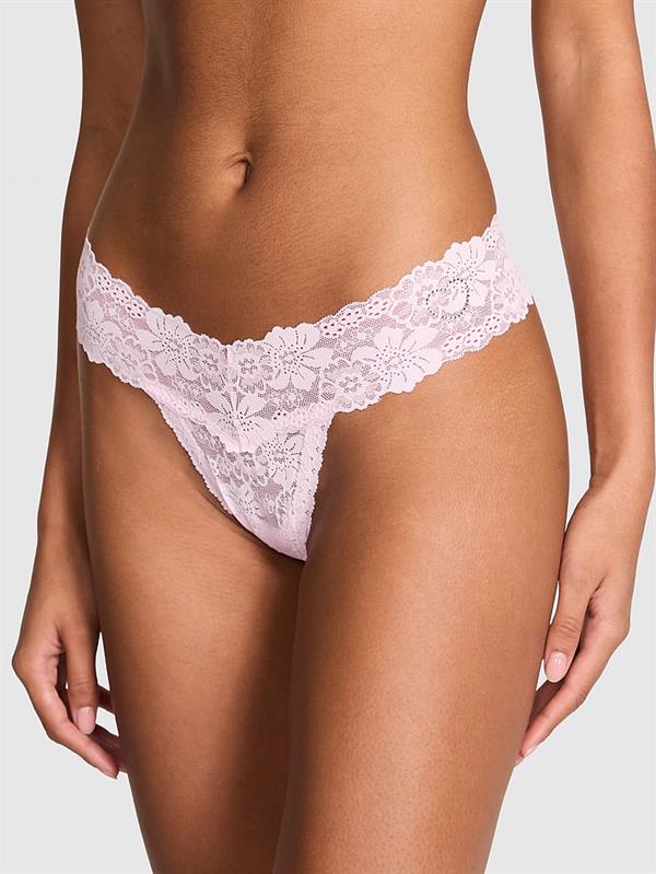 Pink Wink Dantelli Tanga ön görünüm