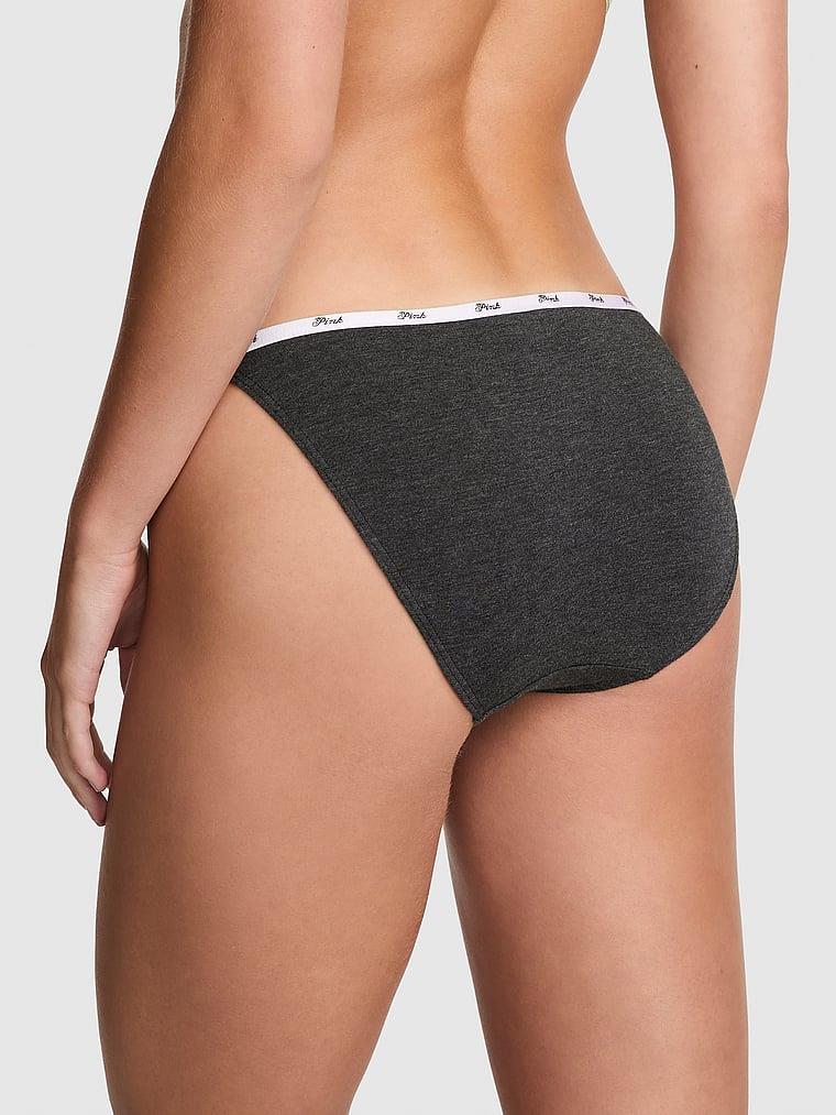 Pink Logolu Pamuklu Askili Bikini Kulotu arka görünümü