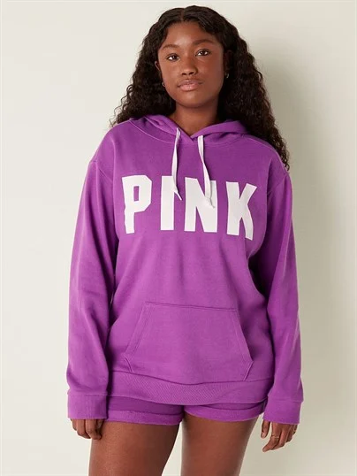 Pink Everyday Lounge Kampus Sweatshirt ön görünüm