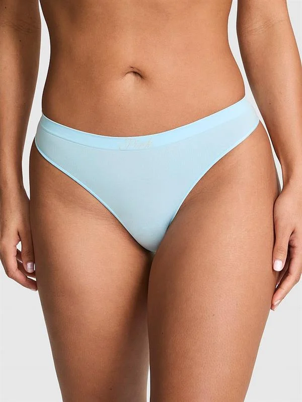 Pink Seamless Tanga ön görünüm