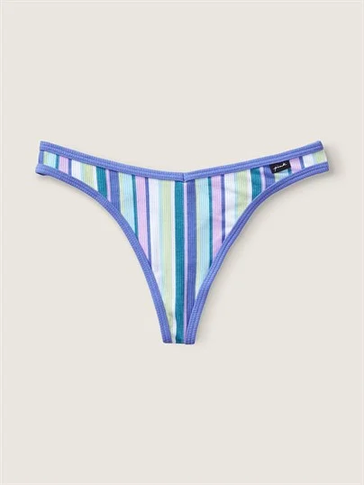 Pink Pamuk Tanga Kulot