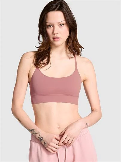 Pink Seamless Scoop Sporcu Sütyeni