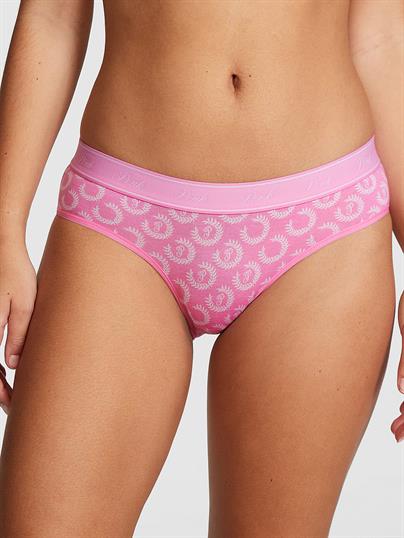 Pink Logolu Pamuklu Hiphugger Kulot