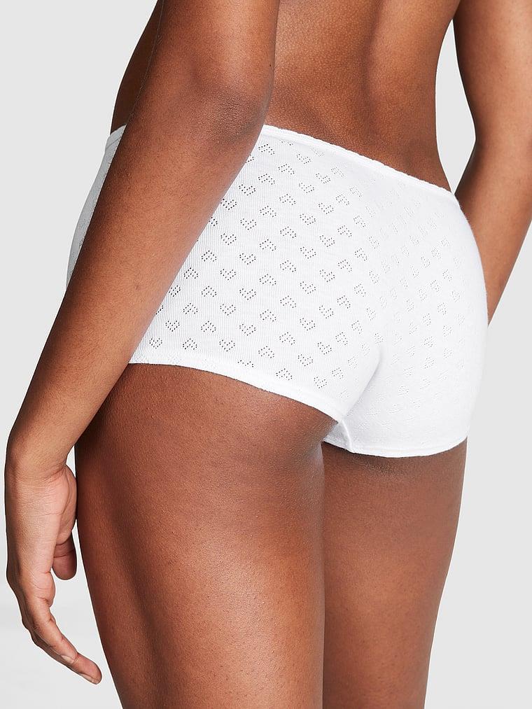 Pink Pamuklu Boyshort Kulot arka görünüm