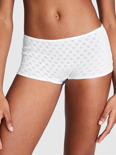 Pink Pamuklu Boyshort Kulot ön görünüm