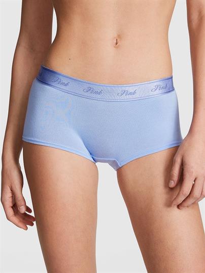 Pink Logolu Pamuklu Boyshort Kulot ön görünüm