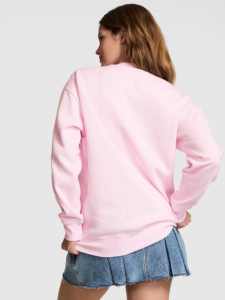 Pink Ivy Oversize Bisiklet Yaka Sweatshirt arka görünümü