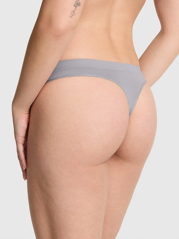 Pink Seamless Tanga arka görünüm