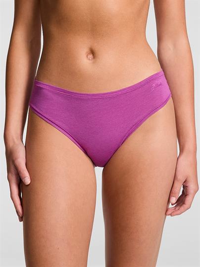 Pink Pamuklu Cheeky Kulot ön görünüm