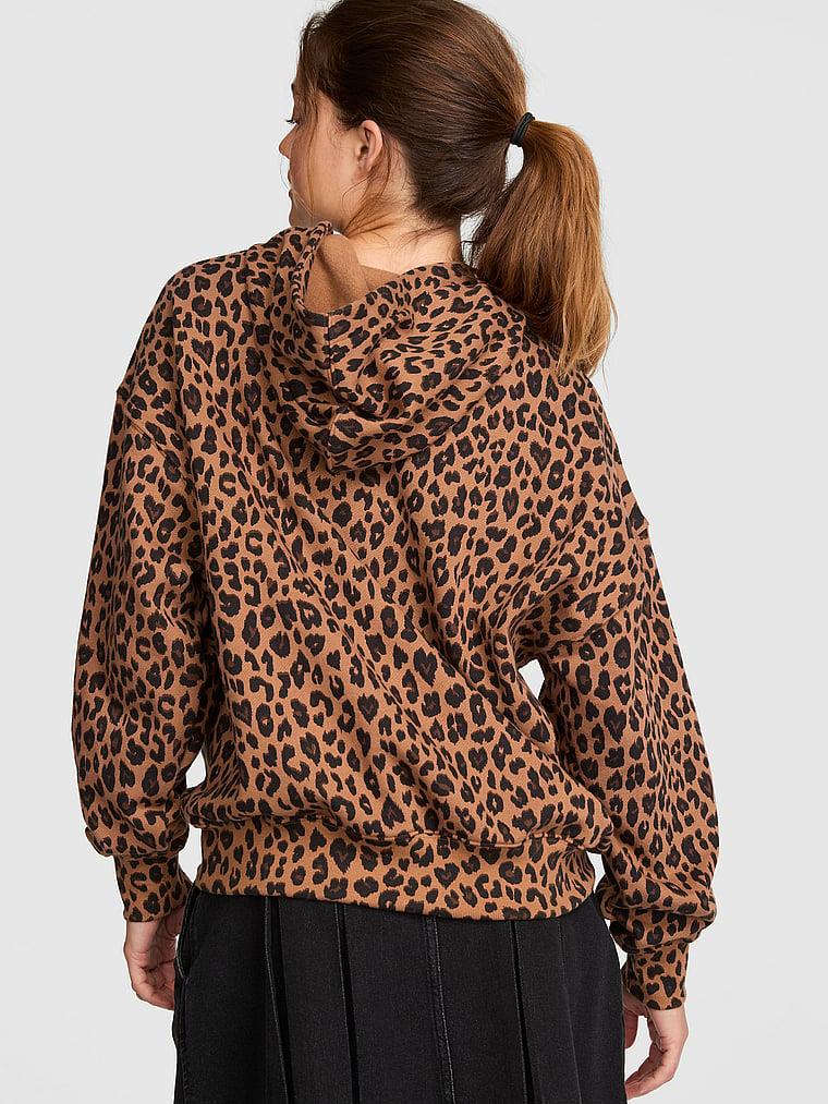 Pink Ivy Yarim Fermuarli Kapusonlu Sweatshirt arka görünüm
