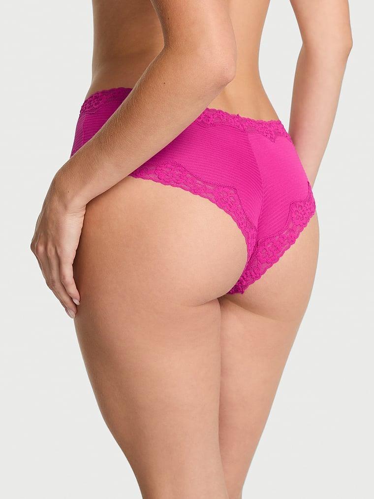 Pamuklu Dantelli Cheeky Kulot arka görünümü