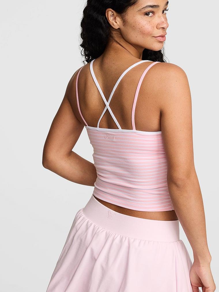 Pink All Day Cotton Askili Atlet arka görünümü