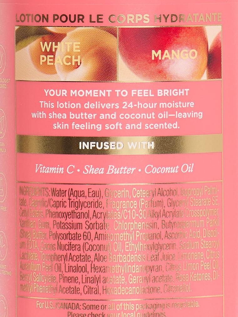 White Peach Mango Nemlendirici Vücut Losyonu arka görünümü