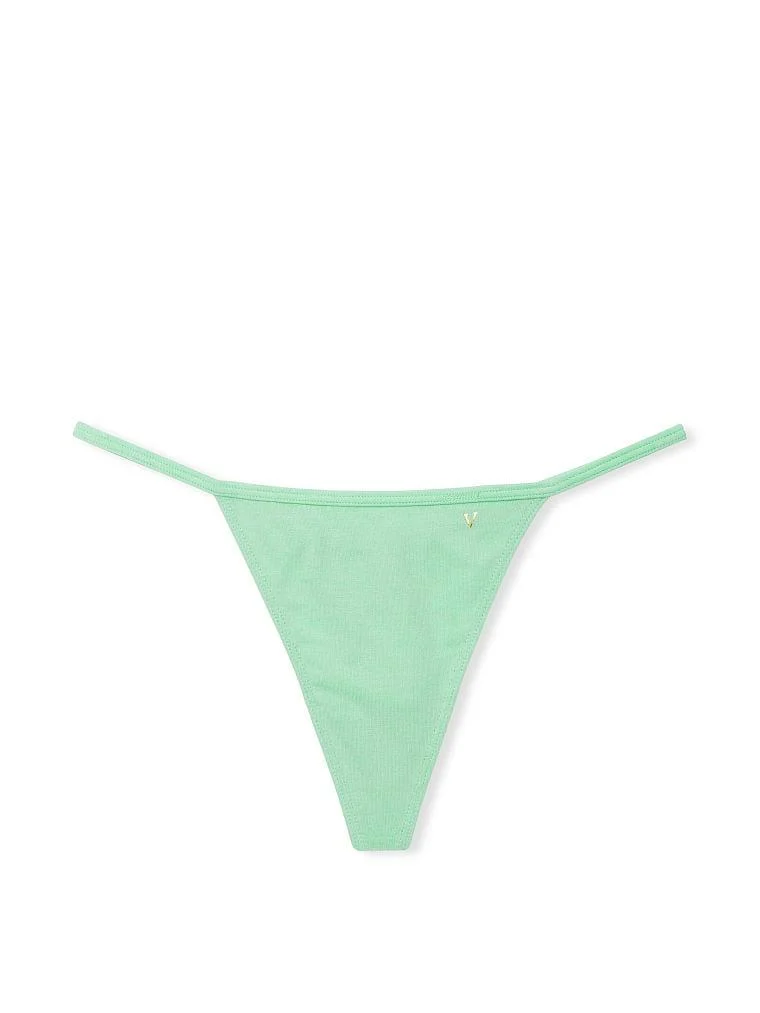 Victorias Secret Esnek Pamuklu V String Kulot arka görünüm