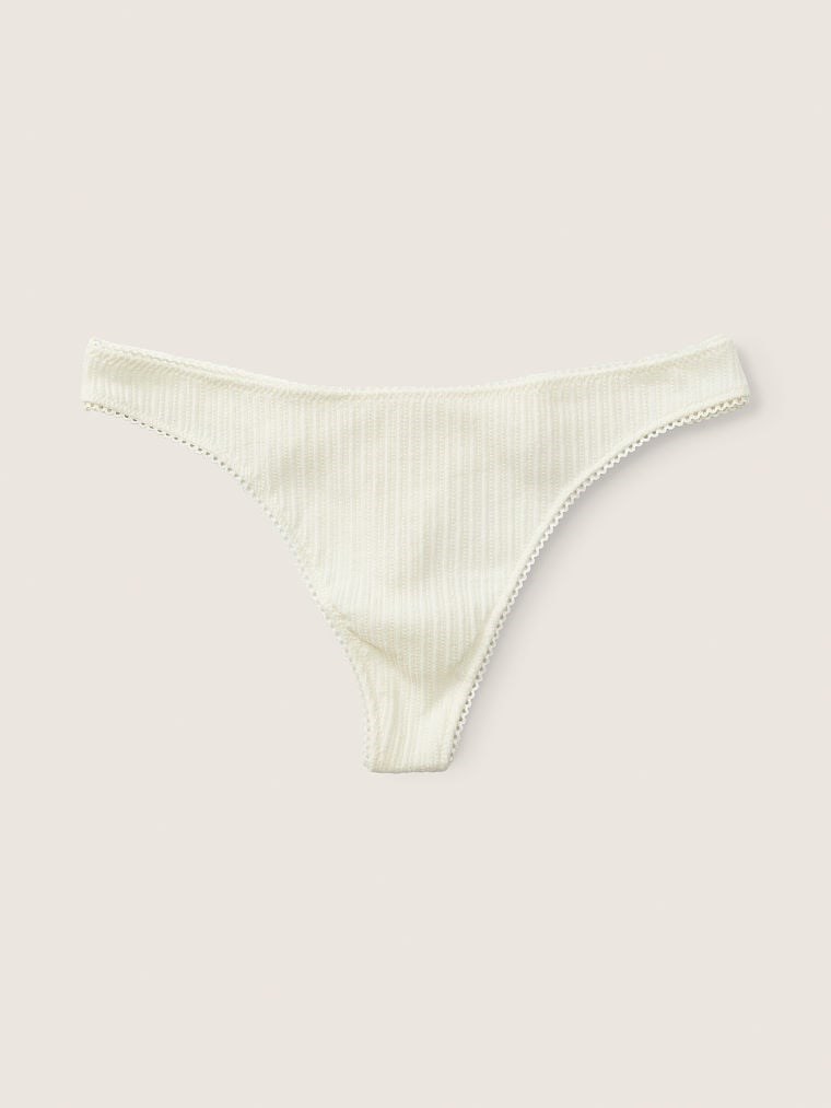 Victorias S Secret Pink Pamuklu Tanga arka görünümü