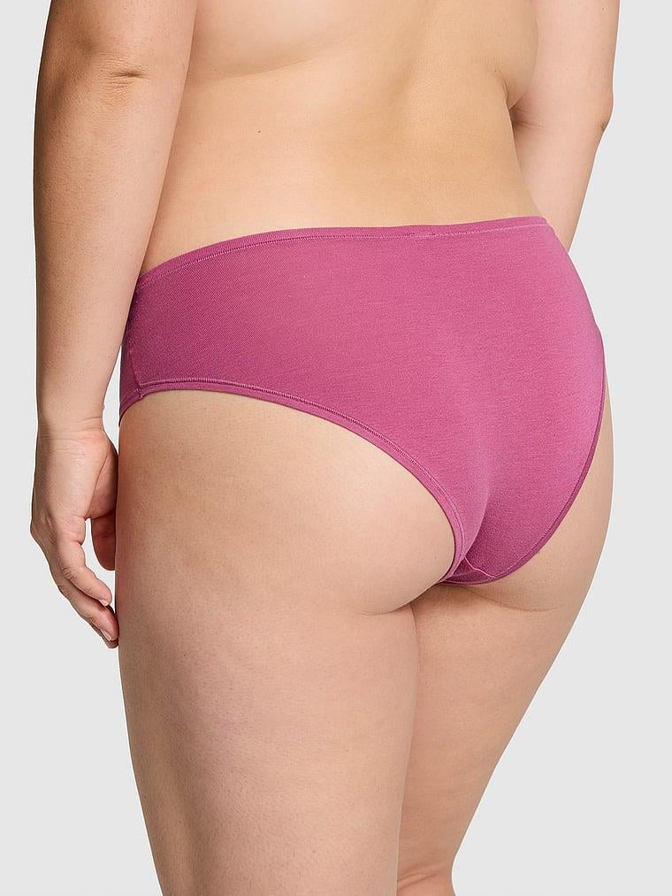 Pink Pamuklu Cheeky Kulot arka görünüm