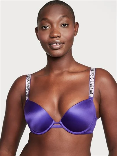 Işıltılı Askili Push Up Sütyen
