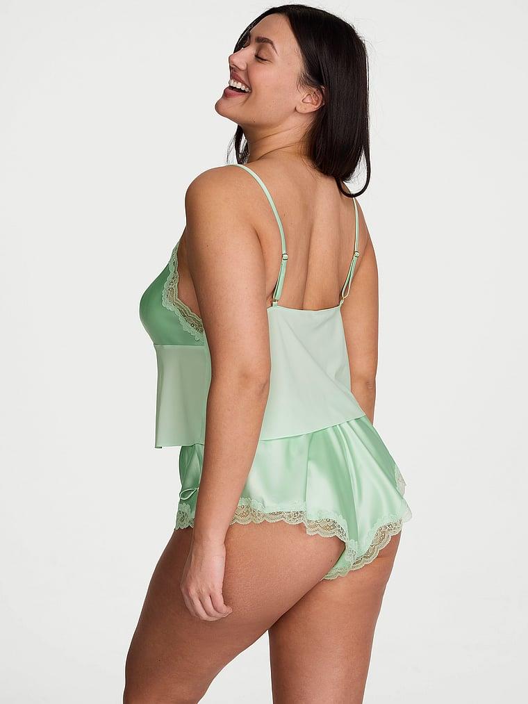 Tease Saten Ve Sifon Ucusan Atlet Takimi arka görünümü