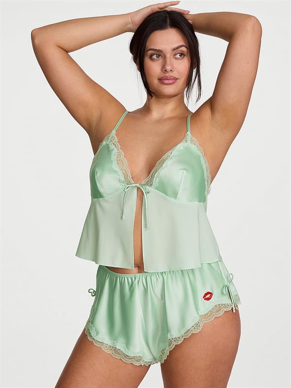 Tease Saten Ve Sifon Ucusan Atlet Takimi ön görünüm